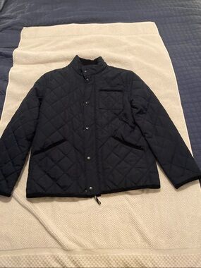 J. Crew kids  Quilted Navy Lightweight Jacket